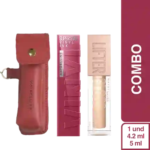 Combo Porta Labial + Lifter Gloss Sun + Vinyl Ink Coy