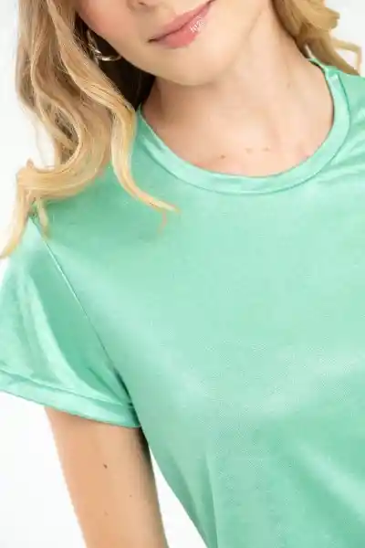 Camiseta Tornasol Color Verde Masmelo Talla L Ragged