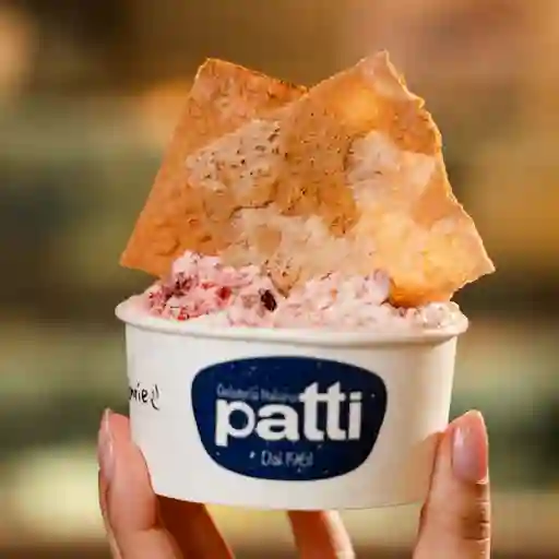 Vaso grande de gelato sin lactosa