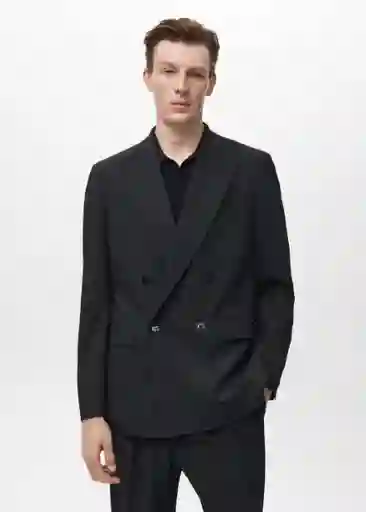 Blazer Americana Boston Negro Talla 48 Hombre Mango