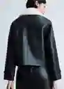 Chaqueta Zlata Negro Talla L Mujer Mango