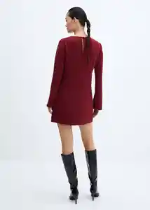 Vestido Rombus Blood Talla L Mujer Mango