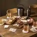 Set Bandeja en Bambú Con Salseras Ambiente Gourmet