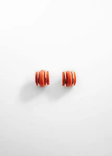 Pendientes Marina Coral Talla 99 Mujer Mango
