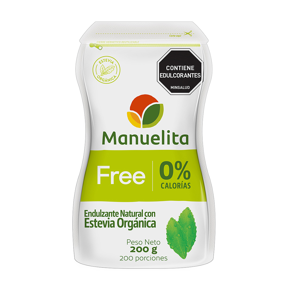 Manuelita Endulzante Free Cero Calorias 200 g