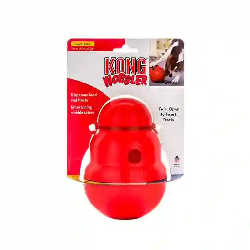 Kong Portapasabocas Wobbler Rojo - Pequeño