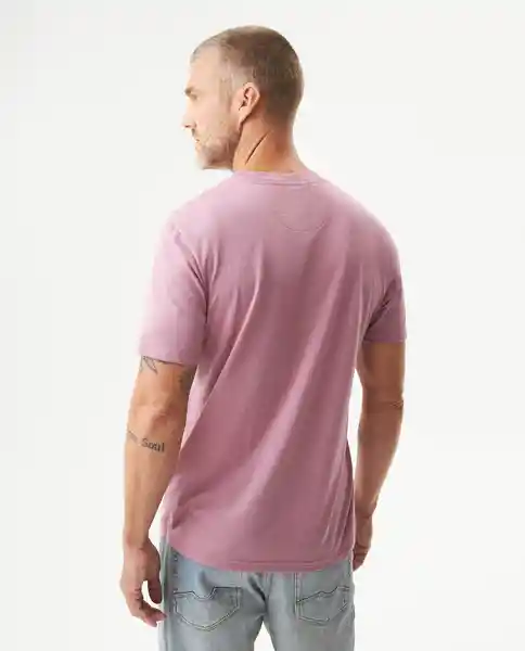 Camiseta Básica Cuello U Masculino Morado M 171610 Chevignon