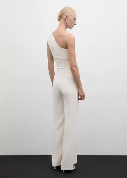 Enterizo Yeah Off White Talla L Mujer Mango