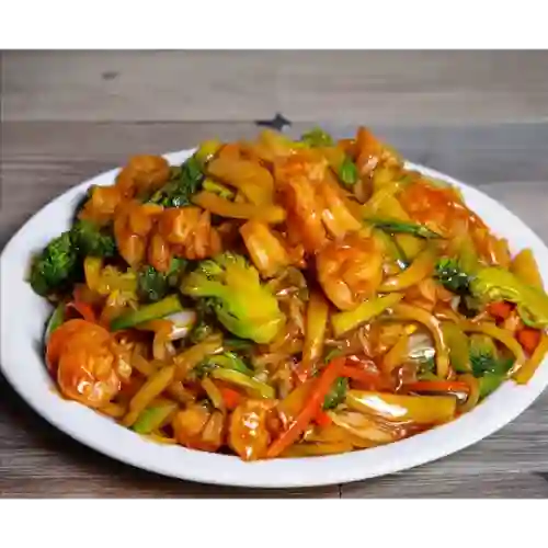 41. Pasta China de la Casa 5 Carnes