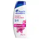 Head & Shoulders Shampoo 2 en 1 Suave y Manejable 375 mL