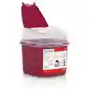 Estra Recipiente Residuos Corto Punsantes Rojo 1.3 L