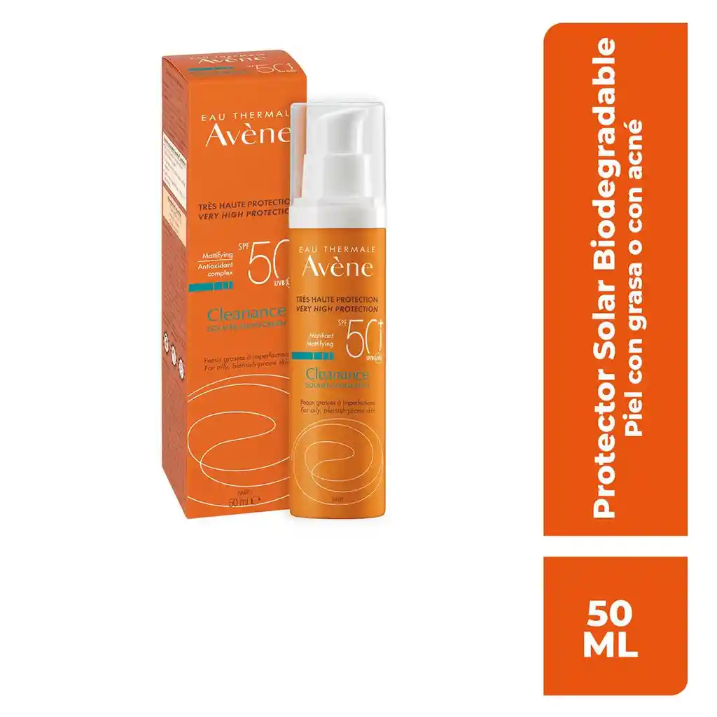  Avene Cleanance Protector Solar Spf 50+ 
