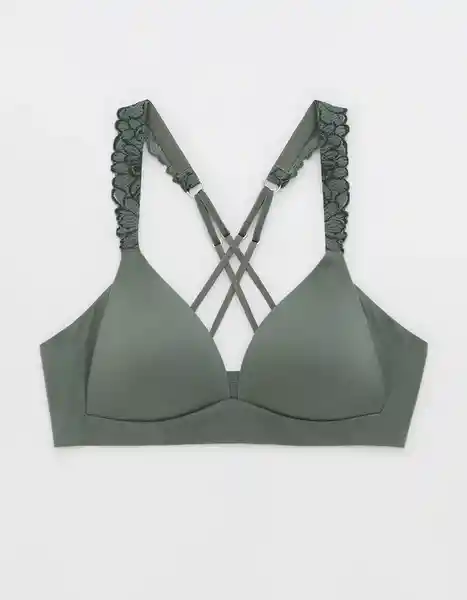 Brasier Aerie Verde Talla 36 B American Eagle 47935187