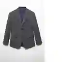 Blazer Americana Brasilia Gris Talla 50 Hombre Mango