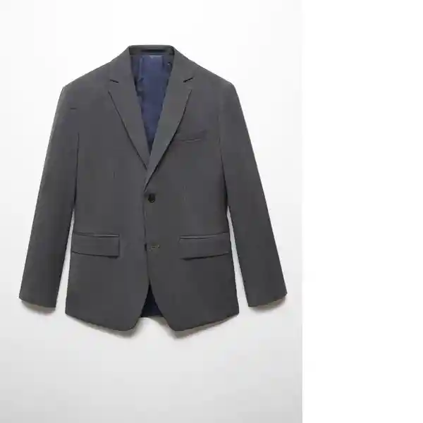 Blazer Americana Brasilia Gris Talla 50 Hombre Mango