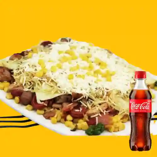 Mazorcada mixta + coca-cola 400ml