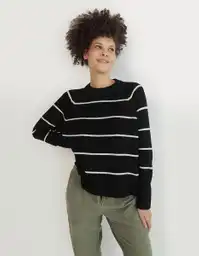 Buzo Negro Talla: LARGE Aerie 3496073 American Eagle
