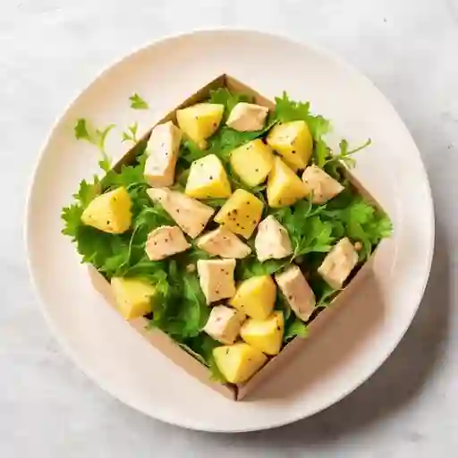 Caja de Ensalada de Pollo con Papa