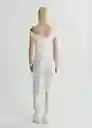Enterizo Mono Yep Offwhite Talla M Mujer Mango