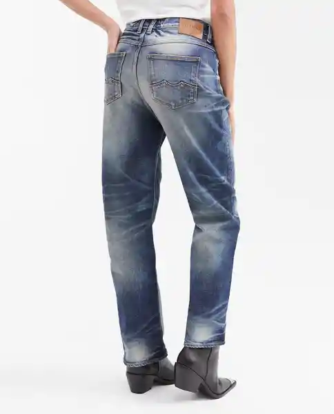 Jean Boyfit Herit Femenino Azul Oscuro Talla 10 Chevignon