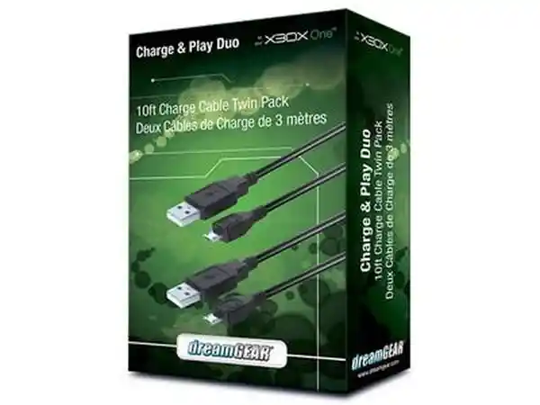 Xbox One Cables de Carga de 3 m Dreamgear