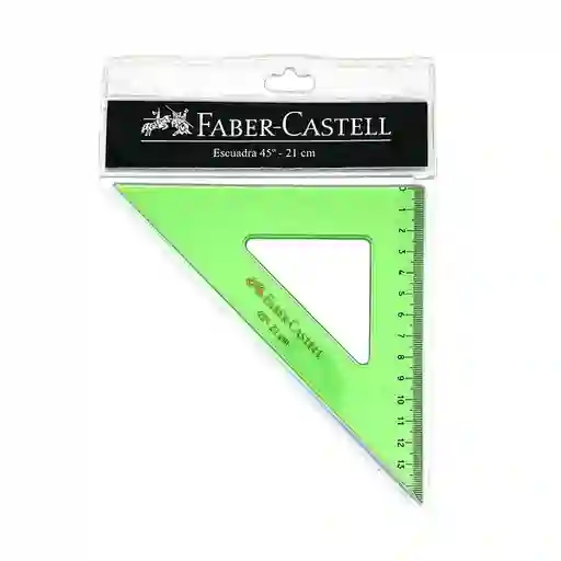   Faber Castell  Escuadra 21 Cm 45V 4521V 