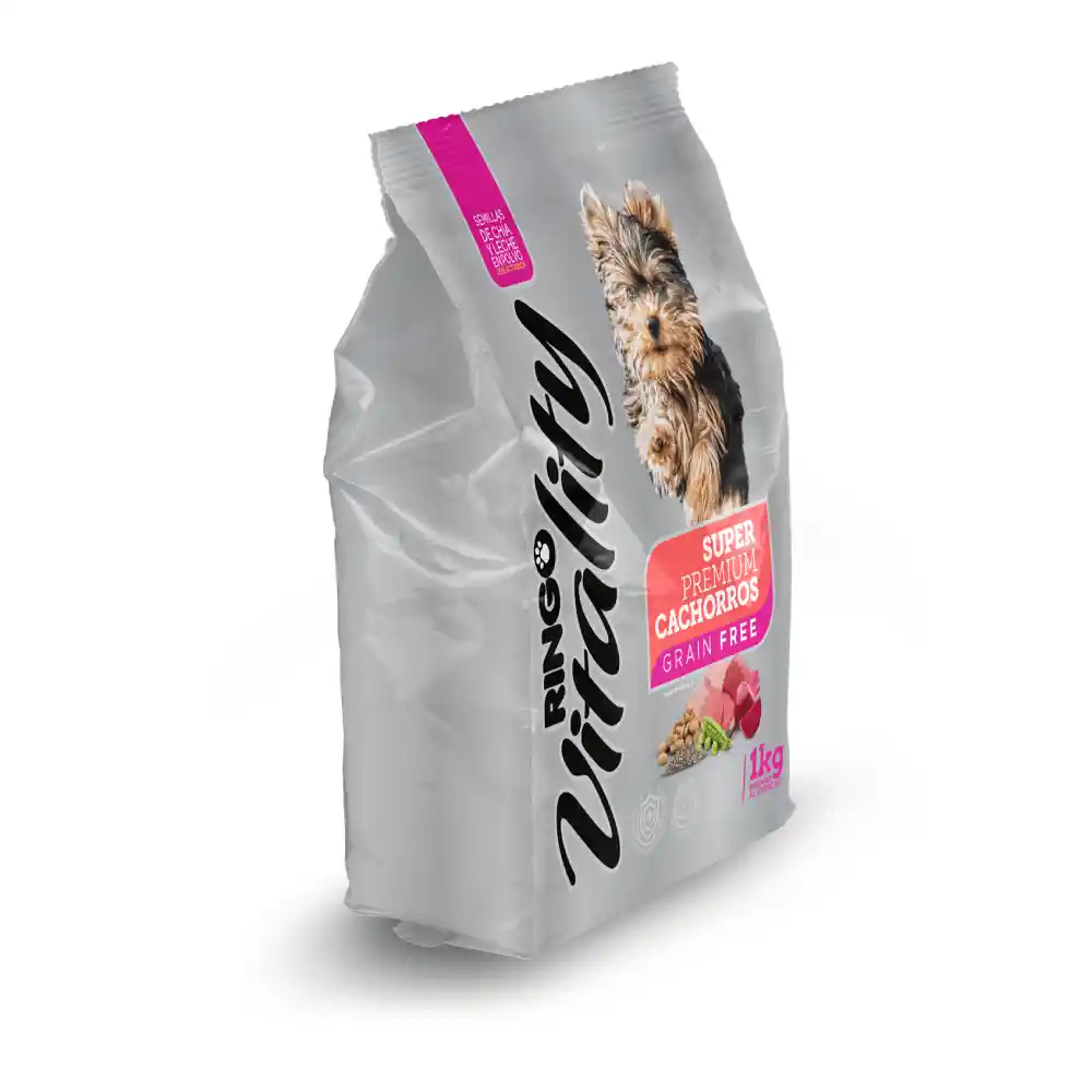 Ringo Alimento Super Premium Vitality para Perros Cachorros 