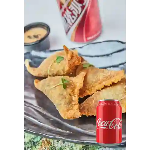 Combo Wonton + Coca-Cola Sabor Original 330 ml