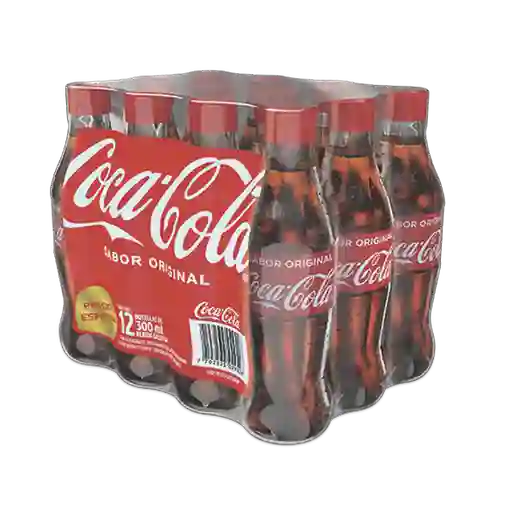 Gaseosa Coca-Cola Sabor Original 300ml x 12 Unds