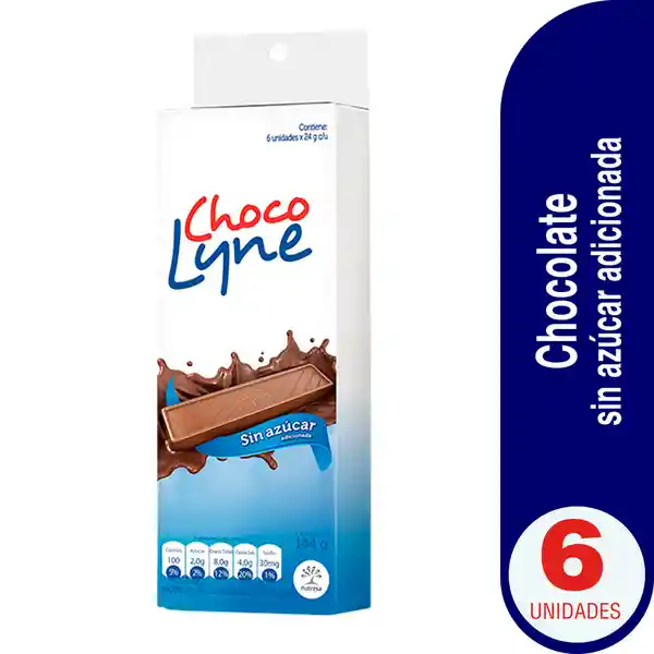 Choco Lyne Tableta de Chocolate sin Azúcar