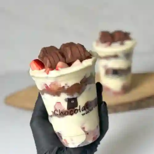 Fresas con Crema Kínder Bueno y Nutella