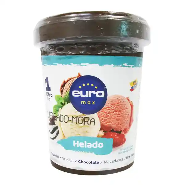 Helado Veteado Mora Euromax