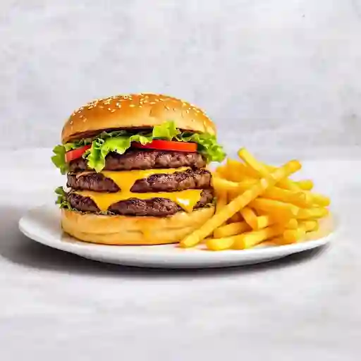 Hamburguesa Doble Carne