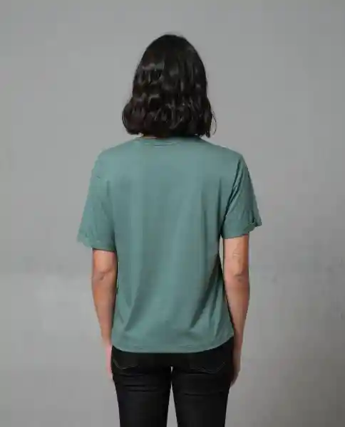 Camiseta Mujer Verde M 200G000_VER175513 Rifle