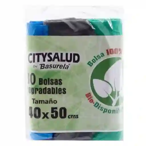 City Salud Kit Bolsas de Basura 40 x 50 cm