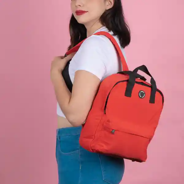 Mochila de Moda Pioneer Rojo Miniso