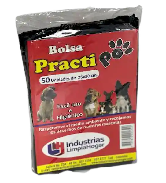 Practipo Bolsa para Recolección de Desechos para Mascota