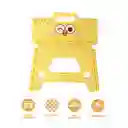Taburete Plegable Metaverso Dundun Amarillo Miniso