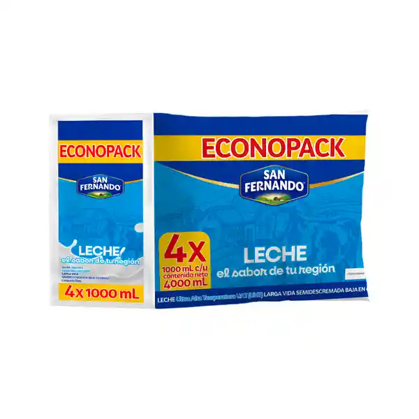 San Fernando Pack Leche Semidescremada