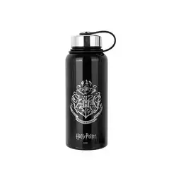 Botella de Con Doble Pared Serie Harry Potter Negra 1 L Miniso