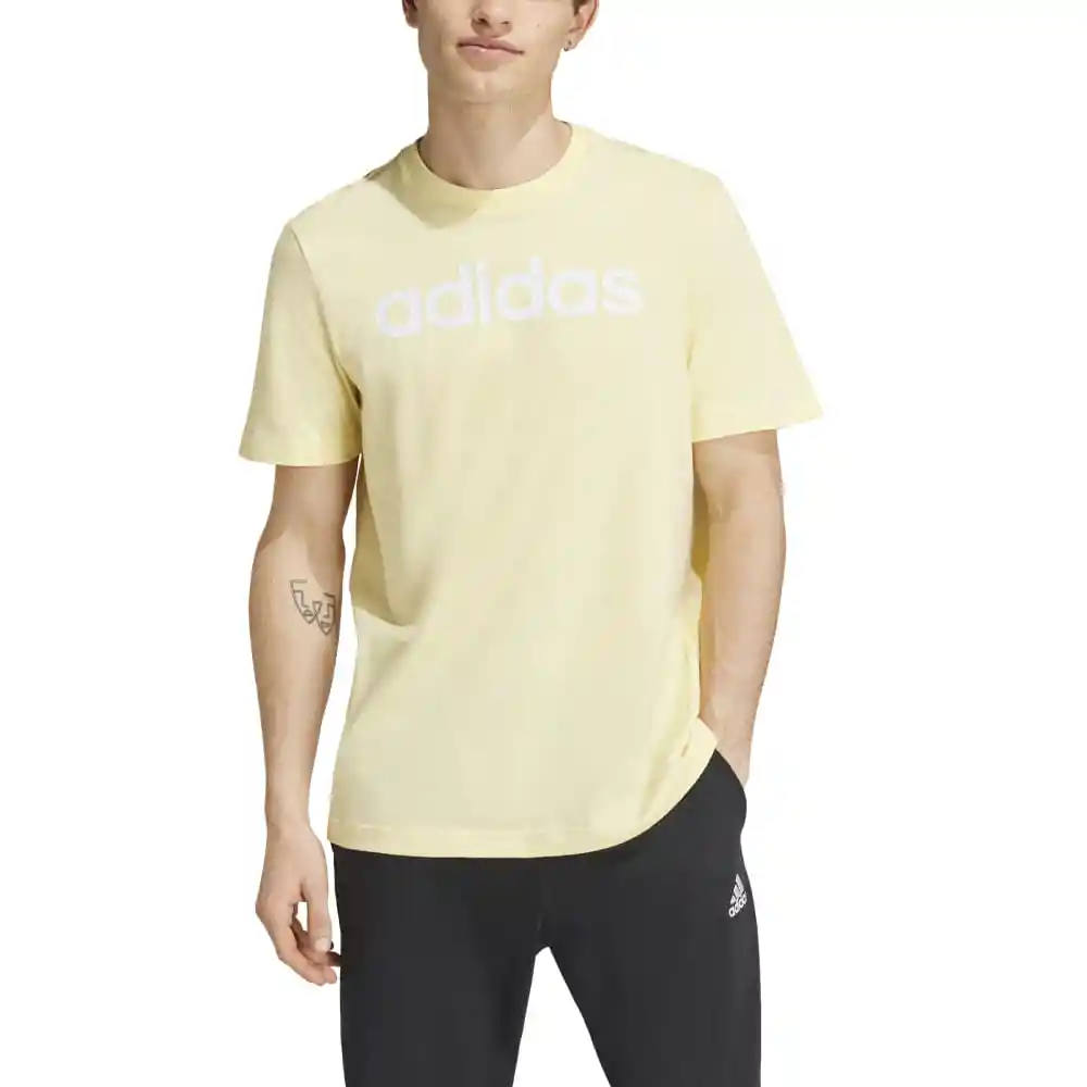 Adidas Camiseta Lin Sj T Hombre Amarillo S