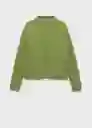 Jersey Chimney Verde Talla M Mujer Mango