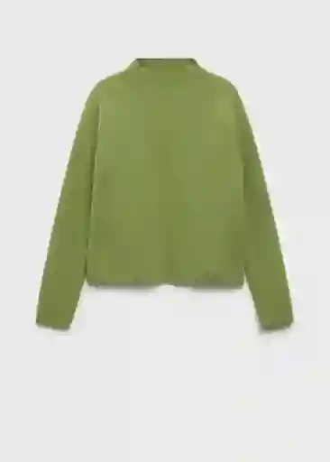Jersey Chimney Verde Talla M Mujer Mango