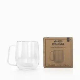 Mug Alto Doble Pared Ambiente Gourmet