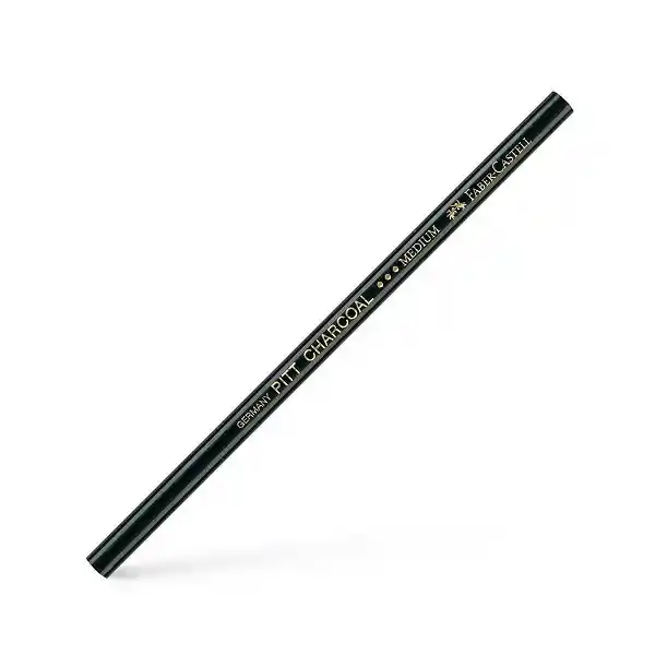 Faber Castell Lápiz Carboncillo Medium Negro