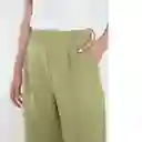 Pantalón Uarzazat Mujer Verde Retro Medio 8 432E312 Naf Naf