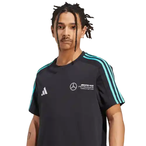 Adidas Camiseta Manga Corta F1 Mercedes Benz de Hombre Negro T S