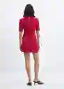 Vestido Hannah Fucsia Talla 18 Mujer Mango