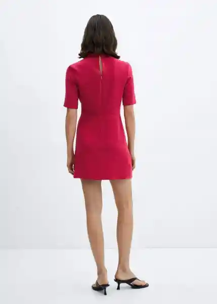 Vestido Hannah Fucsia Talla 18 Mujer Mango