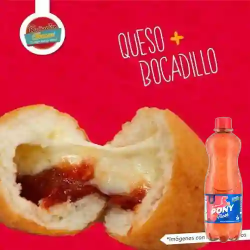 Combo Buñuelo de Bocadillo + Pony Malta 330 ml